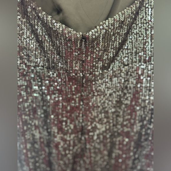 Mac Duggal 11272 Elegant Olive Green Sequin Dress - Picture 5 of 9